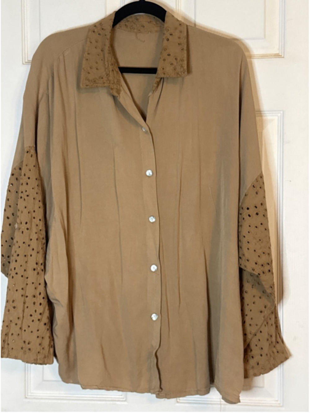 VENTI6 Brown Button Down Shirt L